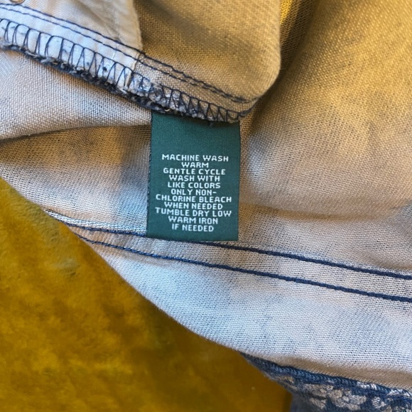 Lauren Ralph Lauren SZ 8 Floral Jeans! - Picture 7 of 13